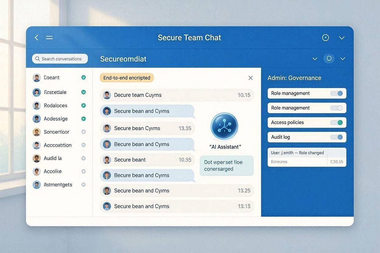 Le module Chat ouvert dans le panneau d'administration.