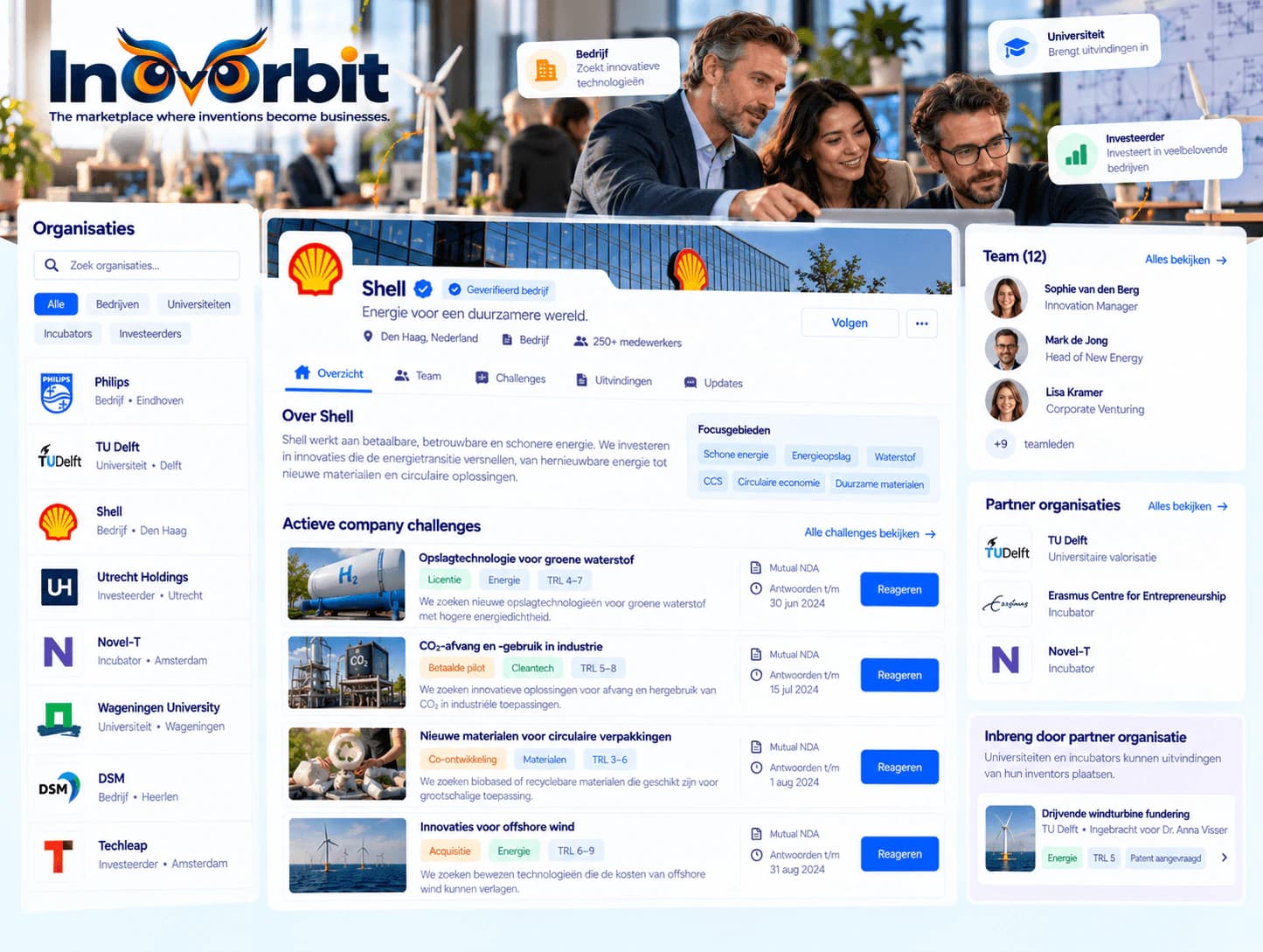 A company challenge in InovOrbit.